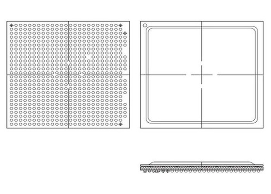 Familia Virtex-5 FPGA XC5VLX30T-1FF323C Embedded - Arreglo de puerta programable en campo