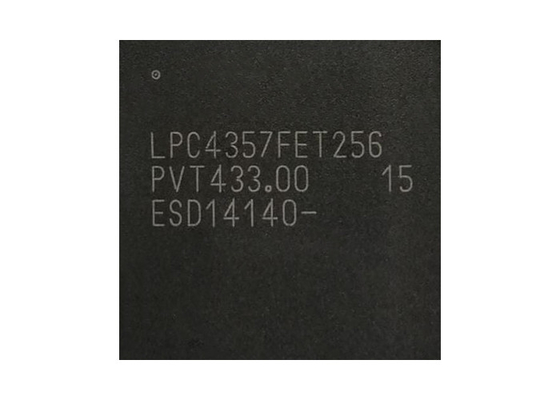 microcontrolador IC LBGA256 de 204MHz LPC4357FET256 Dual Core 32Bit hasta 1 flash del MB