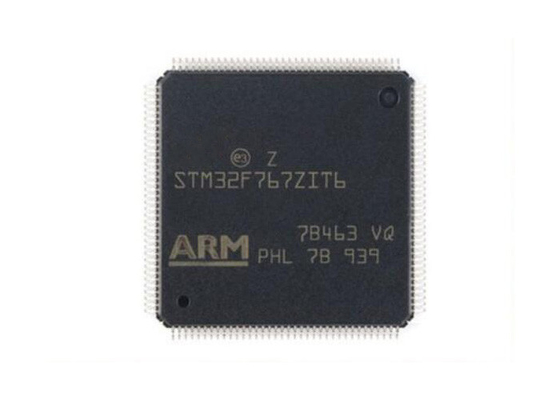 Microcontroladores DE DESTELLO de la base 144LQFP del chip CI STM32F767ZIT6 32BIT 2MB los solos saltan