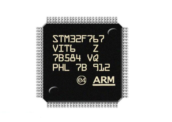 Alta base de IC LQFP100 del microcontrolador del rendimiento STM32F767VIT6 2Mbytes sola