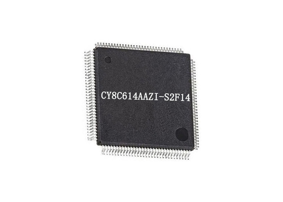 128-TQFP microcontrolador de destello de 32 bits IC del paquete CY8C614AAZI-S2F14 150MHz 2MB