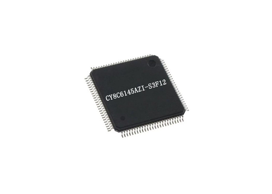 Microcontrolador de 32 bits IC 100-LQFP del microprocesador CY8C6145AZI-S3F12 del circuito integrado