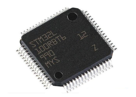 microcontroladores IC 64LQFP de la base del microprocesador STM32L100RBT6 del circuito integrado 32MHz solos