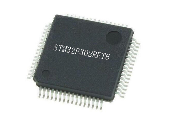 LQFP64 los solos microcontroladores de la base 72MHz del ARM Cortex M4 STM32F302RET6 32Bit saltan