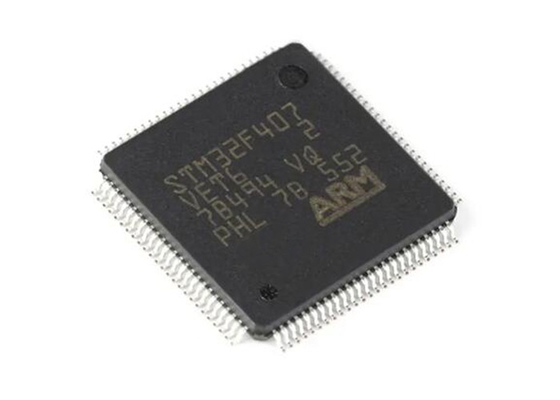 base 100LQFP de la corteza M4 del brazo del microprocesador STM32F407VET6 168MHz del circuito integrado 512Kbytes