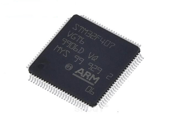 Microcontrolador IC STM32F407VGT6 1 MBYTE de la sola base de memoria Flash LQFP100