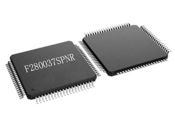 Soporte superficial de IC LQFP80 del microcontrolador del microprocesador F280037SPNR 120MHz del circuito integrado