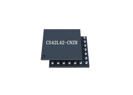 Codificador-decodificador audio de baja potencia del microprocesador CS42L42-CNZR del circuito integrado con el proceso audio