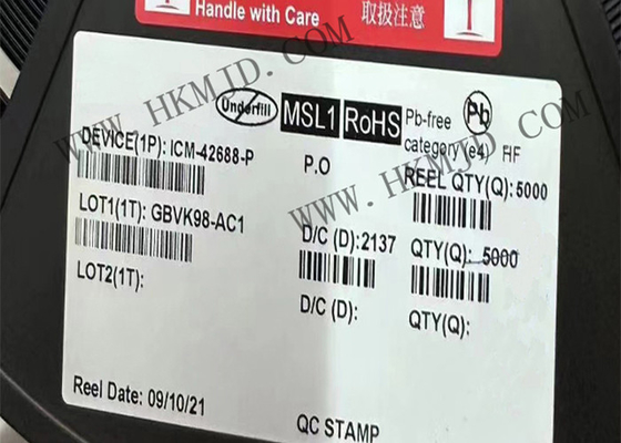 El sensor de AXIS de la alta precisión 6 del microprocesador ICM-42688-P del circuito integrado hizo salir LGA14