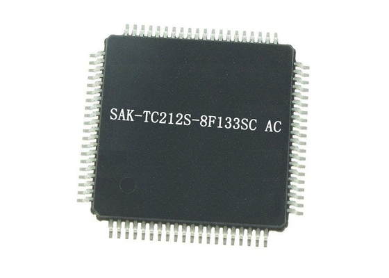 Microcontroladores IC TQFP-80 de la CA 133MHz 3.3V del microprocesador SAK-TC212S-8F133SC del circuito integrado