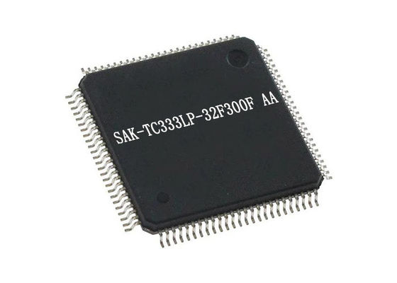 SAK-TC333LP-32F300F MCU de microcontrolador AA con 248 KBytes de RAM incrustada 200 MHz Core y 1 W consumiendo en el paquete TQFP-100