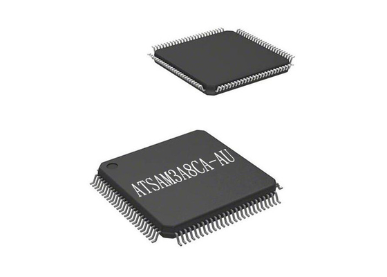 microcontrolador de destello IC 100LQFP del microprocesador ATSAM3A8CA-AU 512KB del circuito integrado 84MHz