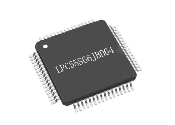 Microcontrolador IC 150MHz 64TQFP de la base del microprocesador LPC55S66JBD64 del circuito integrado solo