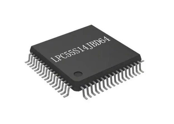 Chip CI de IC HTQFP64 del microcontrolador de la corteza M33 del brazo de la eficacia alta LPC55S14JBD64