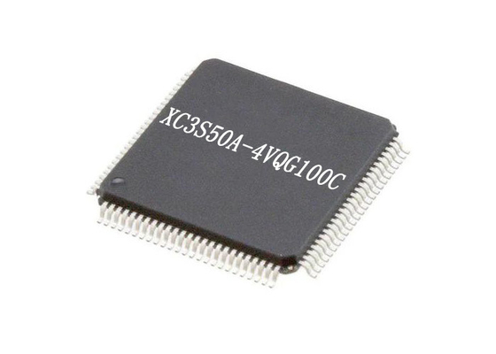Arsenal de puerta programable integrado del campo del alto rendimiento de IC XC3S50A-4VQG100C 100-TQFP