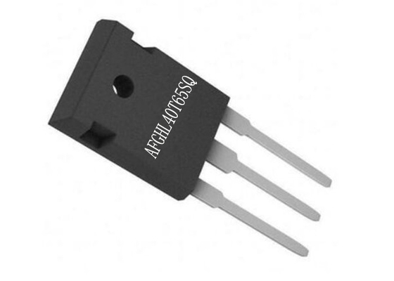 solo IGBT transistor TO-247-3 de 28ns AFGHL40T65SQ a través de la parada de campo del foso del agujero 238W