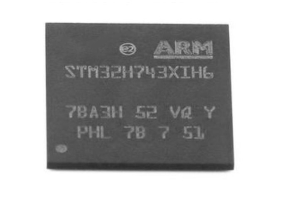 Los microcontroladores del microprocesador STM32H743XIH6 del circuito integrado saltan el alto rendimiento 480MHz