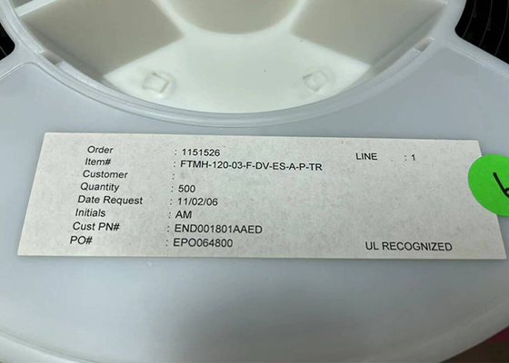 Microprocesador rectangular 40Position del circuito integrado de los conectores FTMH-120-03-F-DV-ES-A-P-TR