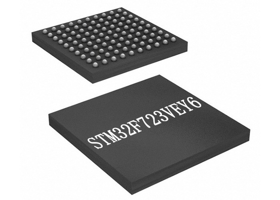 Brazo integrado Cortex-M7 MCU 512Kbytes de IC de STM32F723VEY6 de destello 100-UFBGA