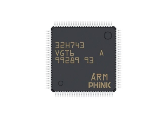 Sola corteza M7 MCU 1MB de destello RAM del brazo del pedazo MCU STM32H743VGT6 de la base 32