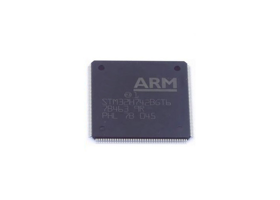 Microcontrolador IC 208-LQFP de los contadores de tiempo del pedazo MCU STM32H742BGT6 de los fines generales 16