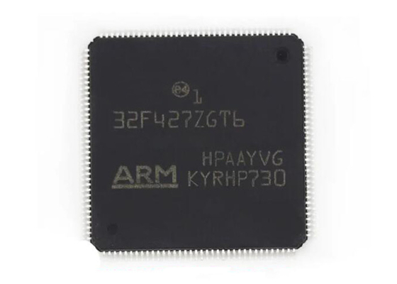 El microprocesador 180MHz 144LQFP del microcontrolador de STM32F427ZGT6 32Bit integró IC