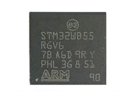 6dBm microcontrolador MCU STM32WB55RGV6 68VFQFN Dual Core MCU inalámbrico Multiprotocol