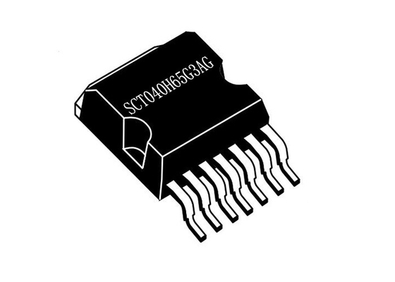 Transistores anchos del ² PAK-7 Bandgap de los MOSFETs H del microprocesador SCT040H65G3AG del circuito integrado de SIC sic