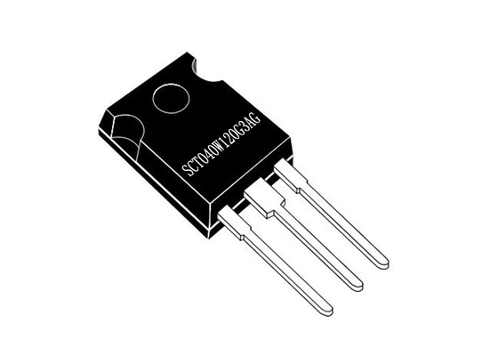 Transistores anchos del carburo de silicio del microprocesador SCT040W120G3AG del circuito integrado de SIC HiP247 Bandgap