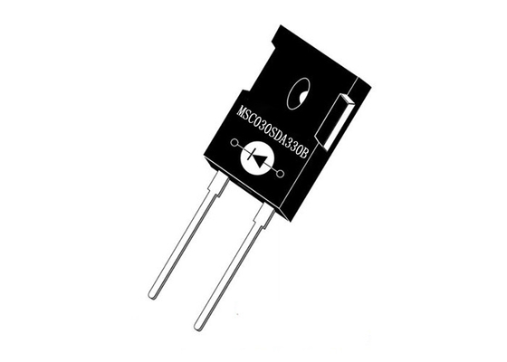 Solo microprocesador TO-247-2 sic Schottky del circuito integrado del SBD SIC de los diodos MSC030SDA330B 30A sic