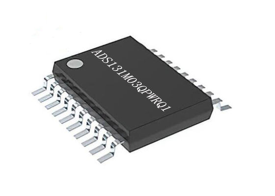 Microprocesadores del automóvil del convertidor de analógico a digital TSSOP20 del pedazo del delta ADS131M03QPWRQ1 24 de la sigma