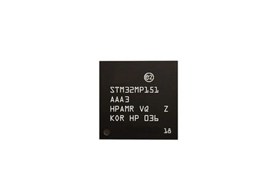 Microprocesador IC del alto rendimiento STM32MP151AAA3 1 base 448-LFBGA de 32 bits