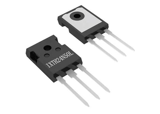 Transistores lineares de los FETs de los transistores TO-247 del MOSFET del poder del canal N IXTH24N50L solos