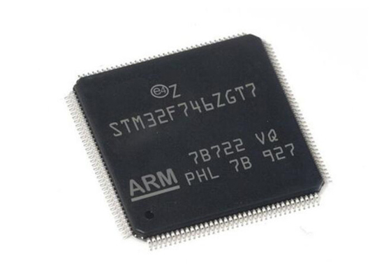 Rendimiento MCUs del microcontrolador MCU 144LQFP de IC STM32F746ZGT7 de los microcontroladores alto