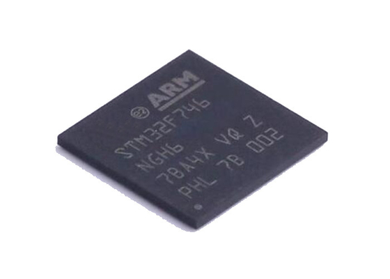 El microcontrolador MCU STM32F746NGH6 integró sola base de los microcontroladores 216TFBGA