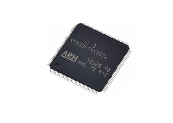 El alto rendimiento integró el paquete de IC STM32F745ZGT6 144-LQFP de los microcontroladores