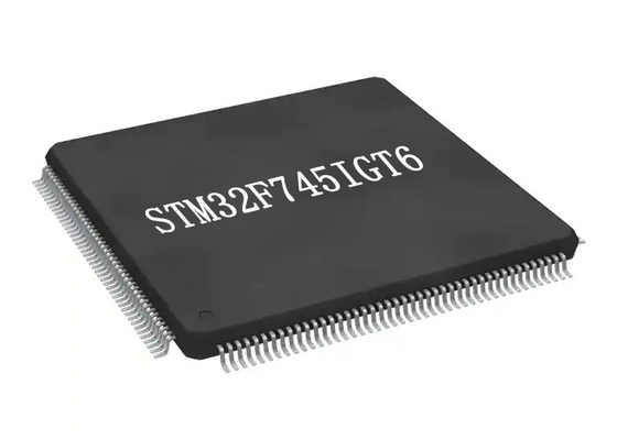 Microcontrolador de destello 176-LQFP IC del Solo-corazón del alto rendimiento STM32F745IGT6