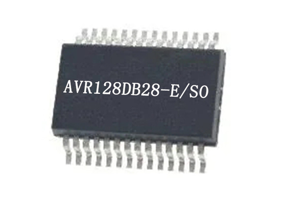 Microcontroladores de 8 bits de la base del microcontrolador MCU AVR128DB28-E/SO de la energía baja