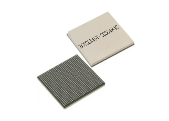 Chip CI programable del arsenal de puerta 6 del campo espartano de LXT XC6SLX45T-2CSG484C 484FBGA
