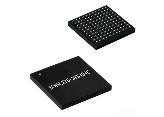 Chip CI XC6SLX75-3FG484C 1080 megaciclo FPGA - arsenal de puerta programable del campo IC