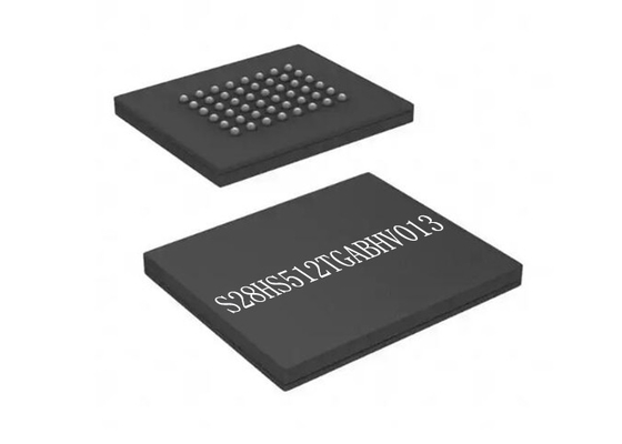 FLASH de alta velocidad del Cmos S28HS512TGABHV013 NI microprocesador del circuito integrado de IC 24FBGA de la memoria