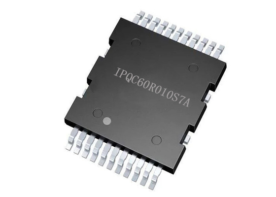 Transistores PG-HDSOP-22 de los MOSFETs de los FETs de Chip Integrated Circuit IPQC60R010S7A