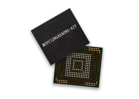 Memoria IC del microprocesador MTFC128GASAONS-AIT 1Tbit 52MHz 153-TFBGA del circuito integrado