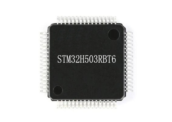 Flash de IC 128KB del microcontrolador del microcontrolador MCU STM32H503RBT6 LQFP64 250MHz