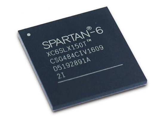 Arsenal de puerta programable del campo del microprocesador XC6SLX150-3CSG484C del circuito integrado 484CSPBGA