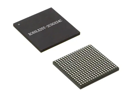 Arsenal de puerta programable del campo del chip CI XC6SLX25T-2CSG324C Spartan-6 LXT IC