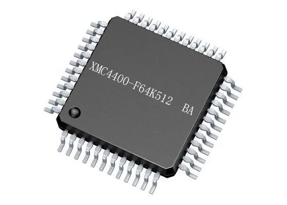 64-LQFP expuso el microcontrolador superficial IC de los VAGOS del soporte XMC4400-F64K512 del cojín