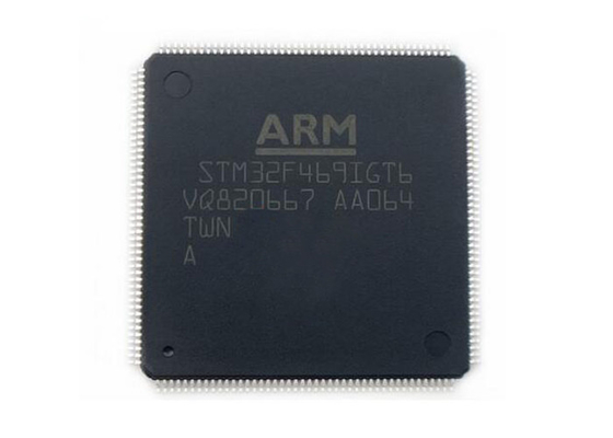 Microcontrolador MCU de la CPU 180MHz del brazo 32Bit Cortex-M4 del chip CI 176LQFP STM32F469IGT6