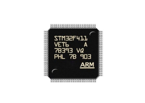 512KB ICs saltan STM32F411VET6 el microcontrolador de 32 bits MCU del BRAZO Cortex-M4