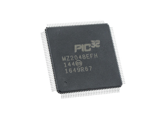 Microcontrolador superficial IC del soporte del Solo-corazón 200MHz 144-TQFP de PIC32MZ2048EFH144-I/PH